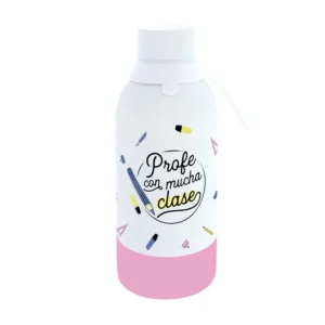 Botella Térmica 500 ml Profe con Mucha Clase – Ideal para Regalar con Estilo